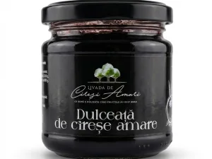 Dulceață de Cireșe Amare cu Zahăr