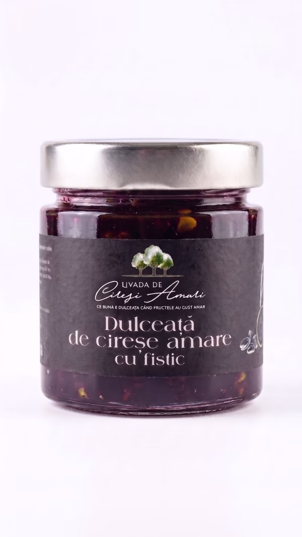 Dulceata de Cirese Amare cu Fistic 210g