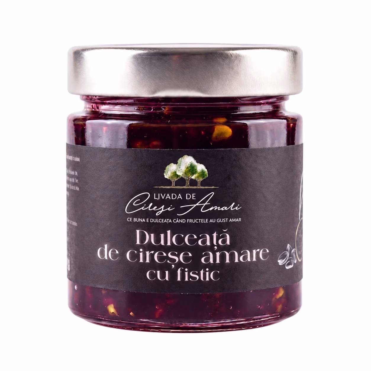 Dulceață de Cireșe Amare Cu Fistic