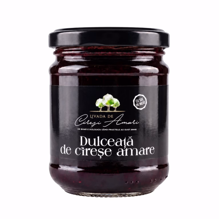 Dulceata de Cirese Amare cu Suc de Mere