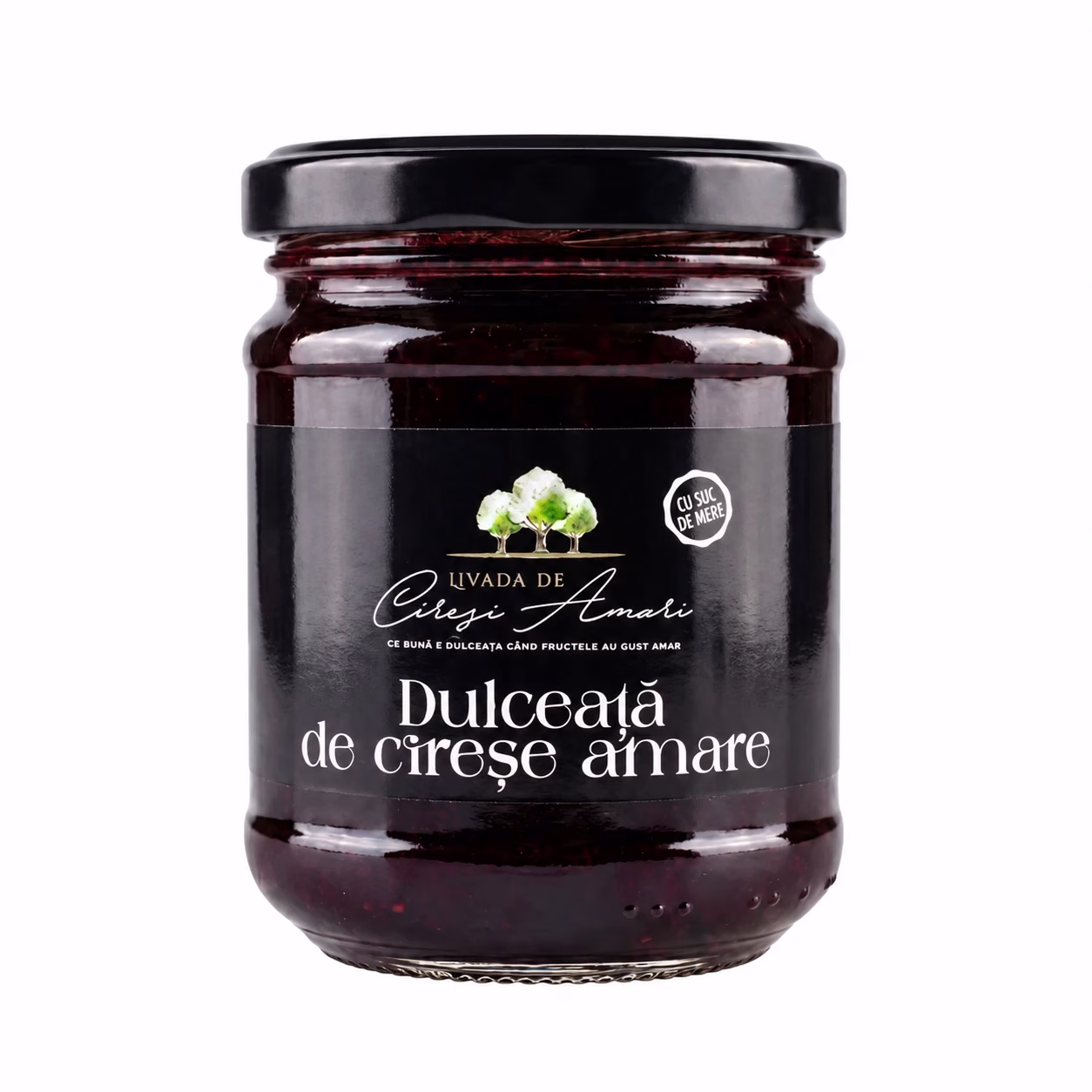 Dulceata de Cirese Amare cu Suc de Mere